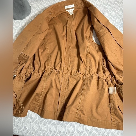 Christopher & Banks Stretch Burnt Orange Button Up Vest, Women’s Size Medium - Picture 8 of 13